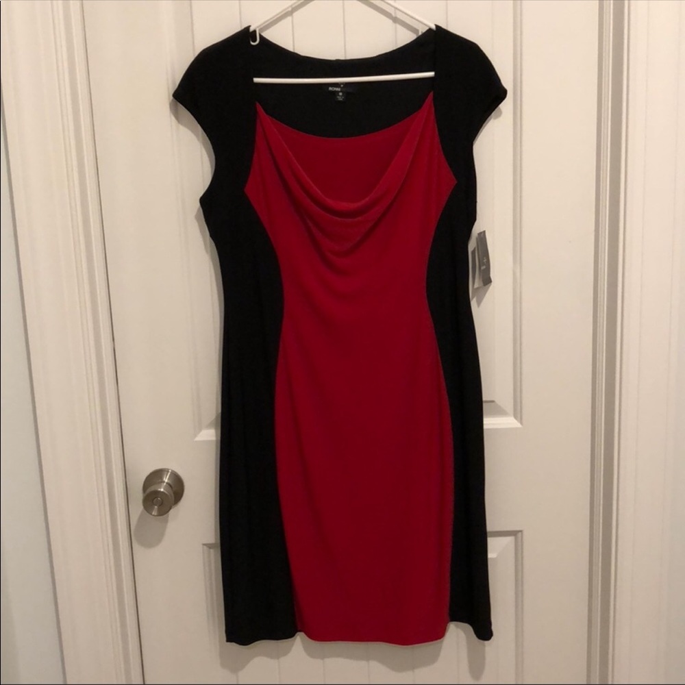 Ronni Nicole Black/Red Dress Size 10